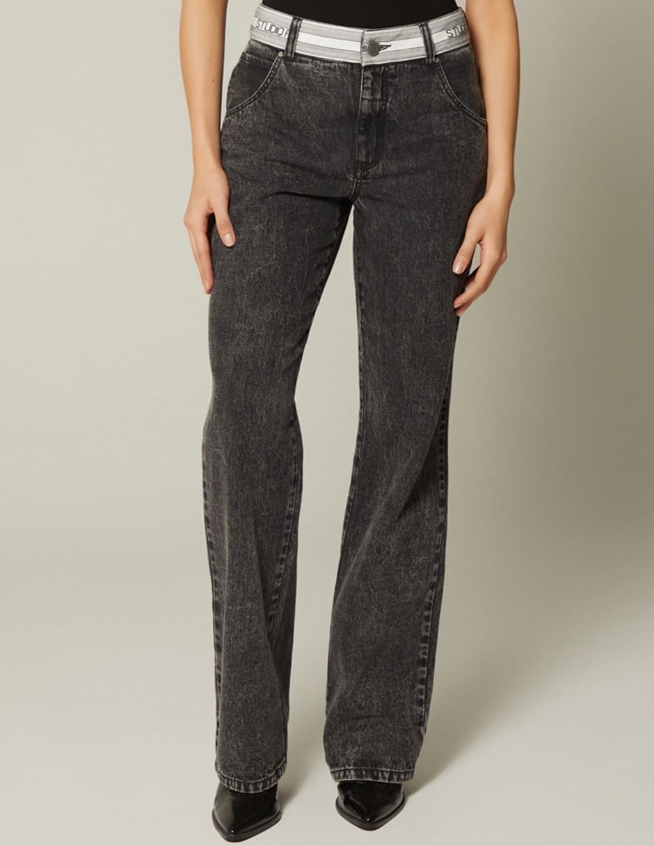 Jeans bota para mujer