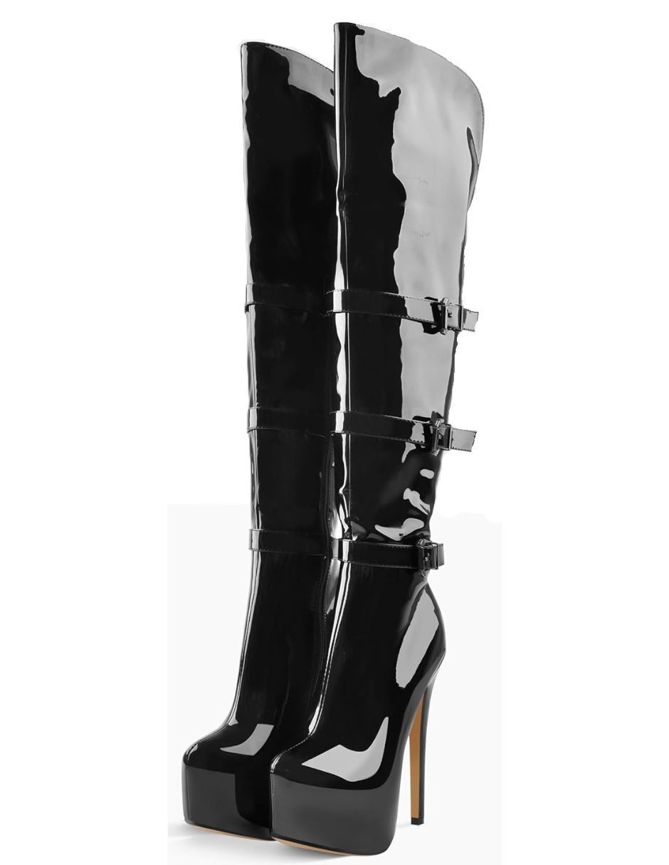 Bota abajo de la rodilla para mujer 4