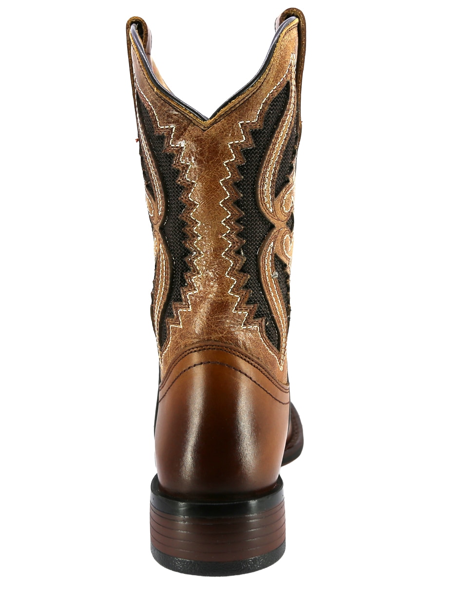 Bota Vaquera de piel para hombre 4