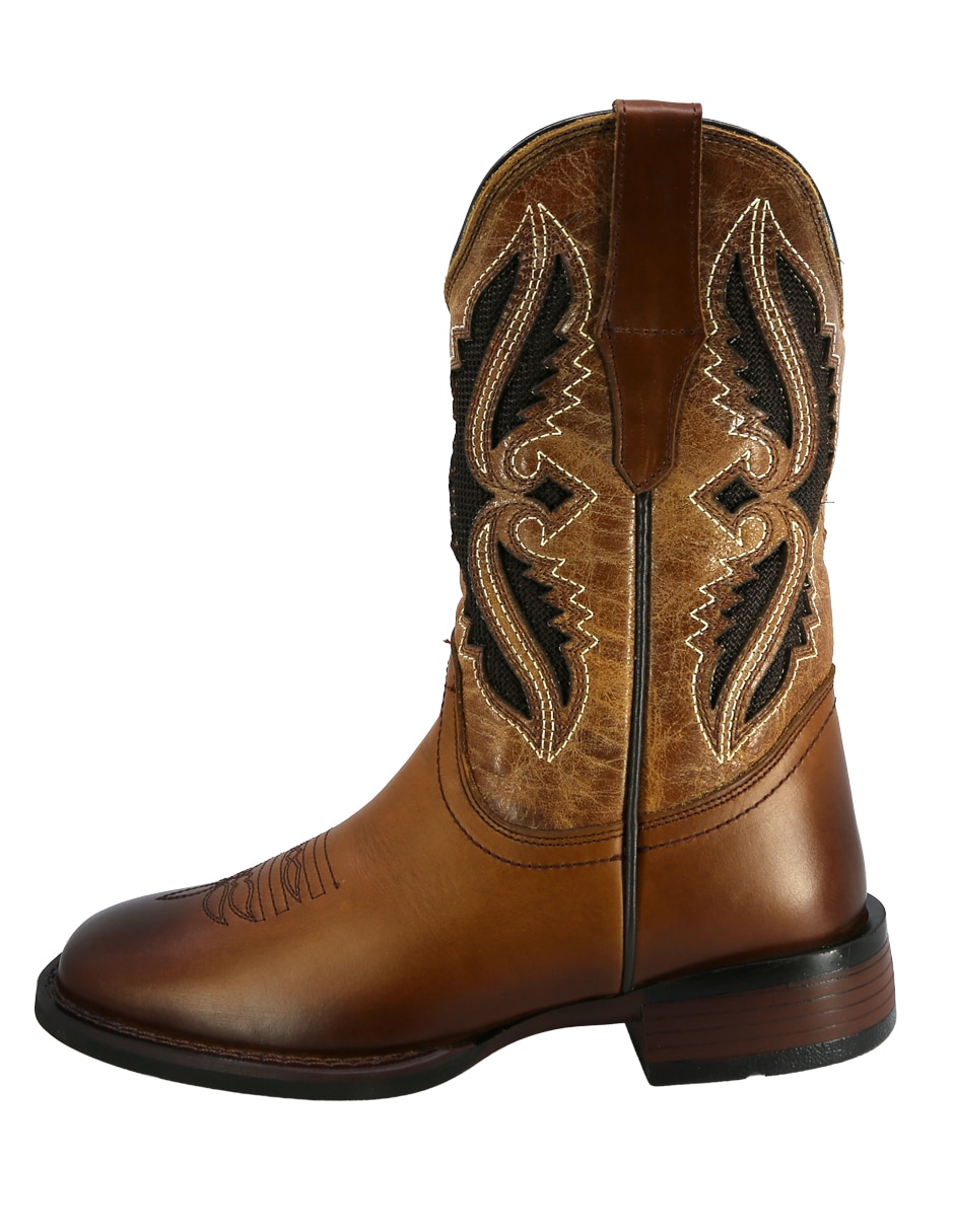 Bota Vaquera de piel para hombre