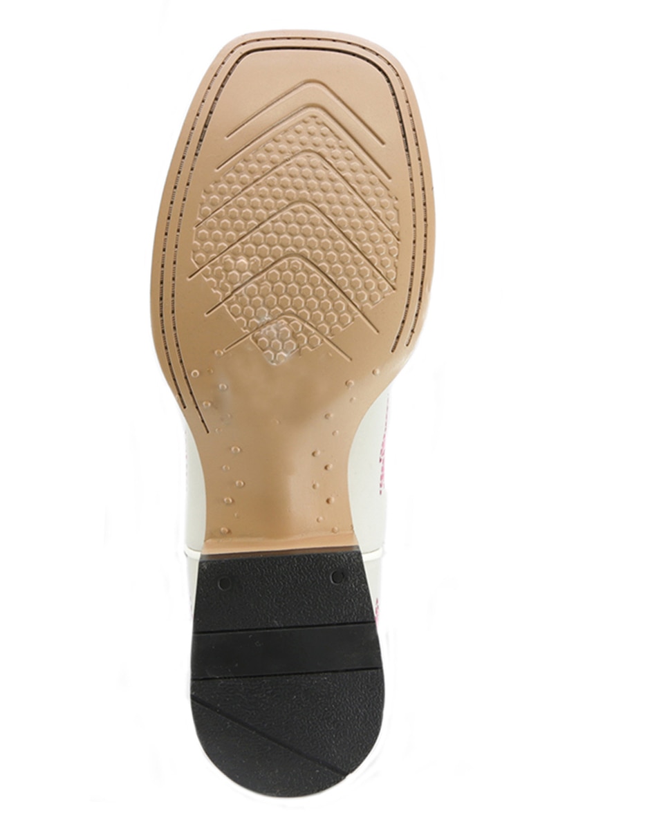 Bota media pierna de piel para mujer 2