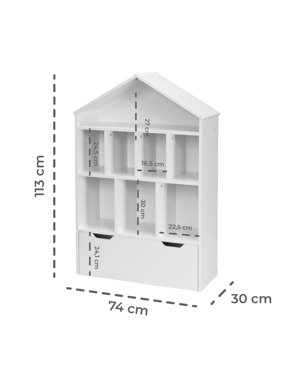 Librero armable kids de mdf 12