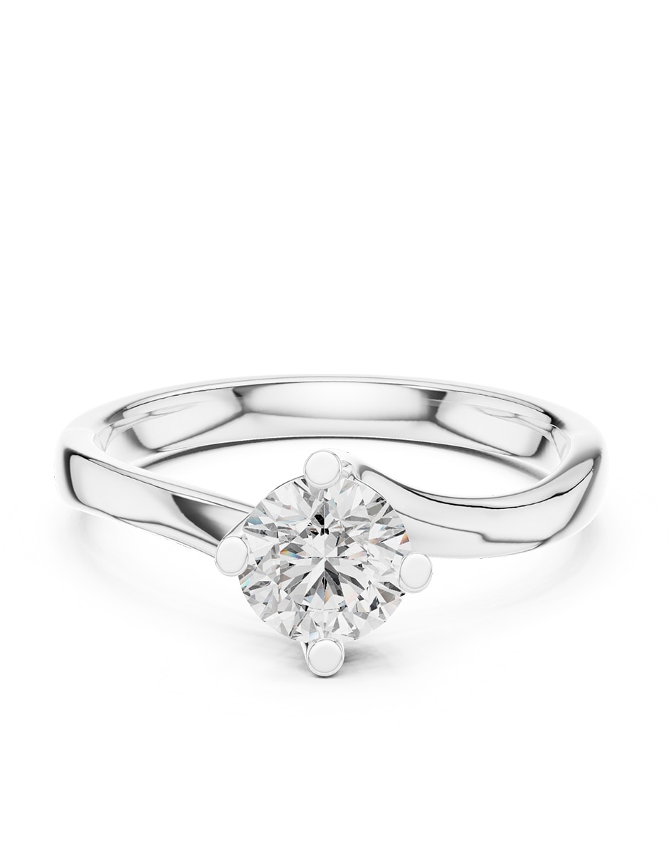 Anillo de compromiso de Oro 9 K 1