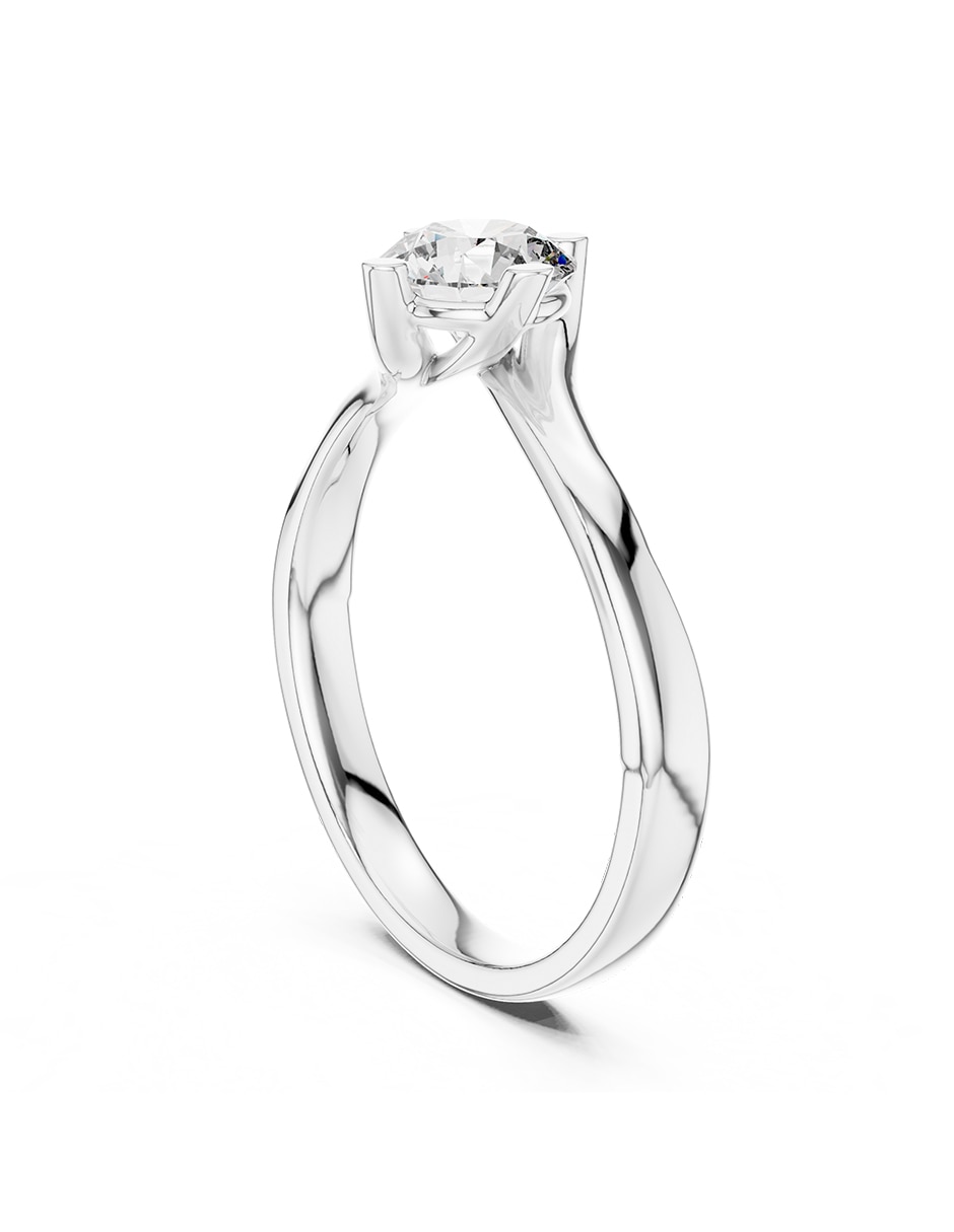 Anillo de compromiso de Oro 9 K 3