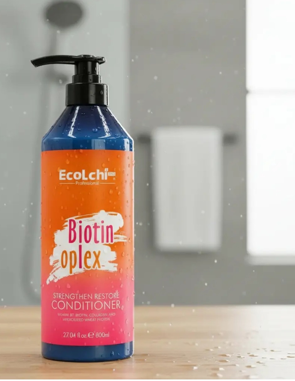 Acondicionador para cabello Ecolchi con colágeno repara cabello seco Genérico