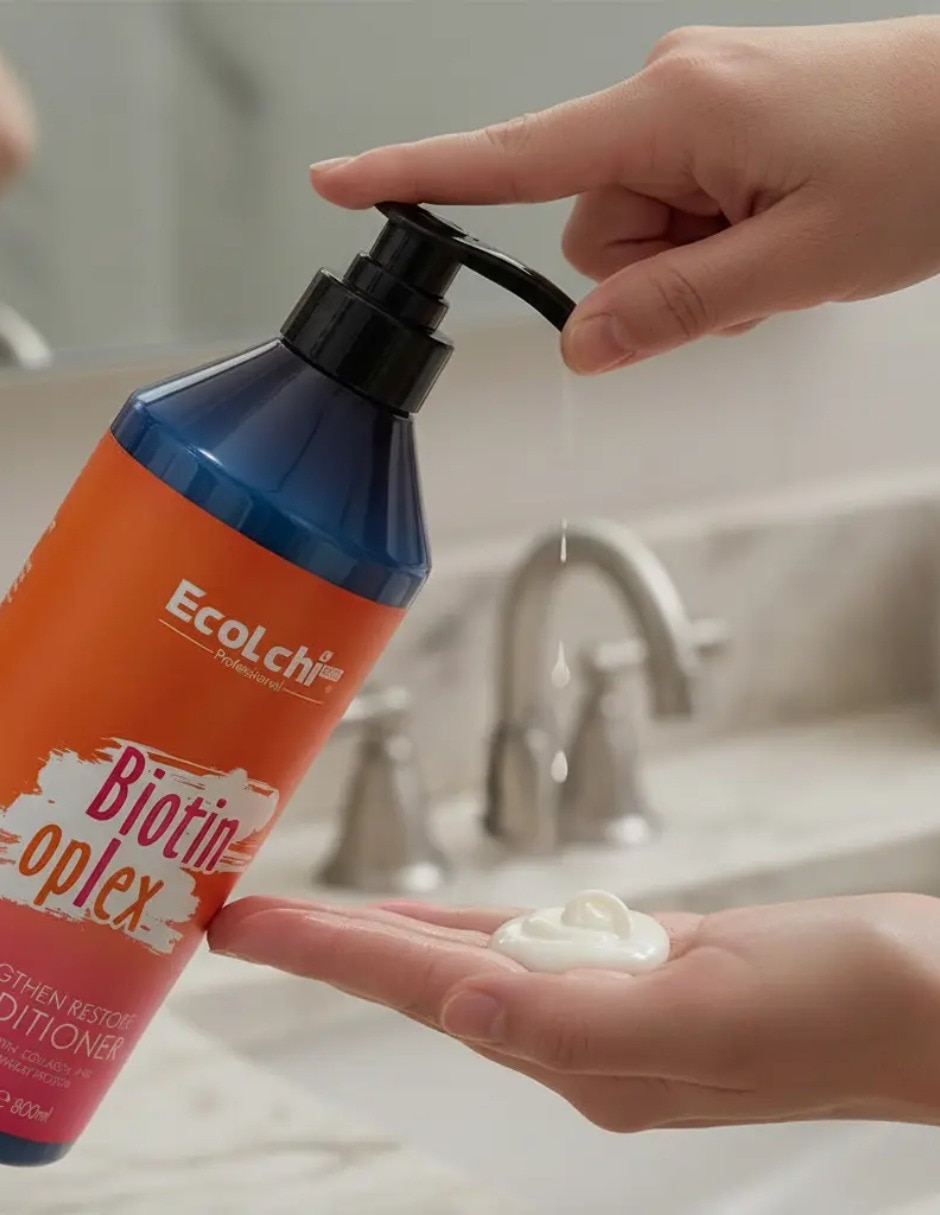 Acondicionador para cabello Ecolchi con colágeno repara cabello seco Genérico