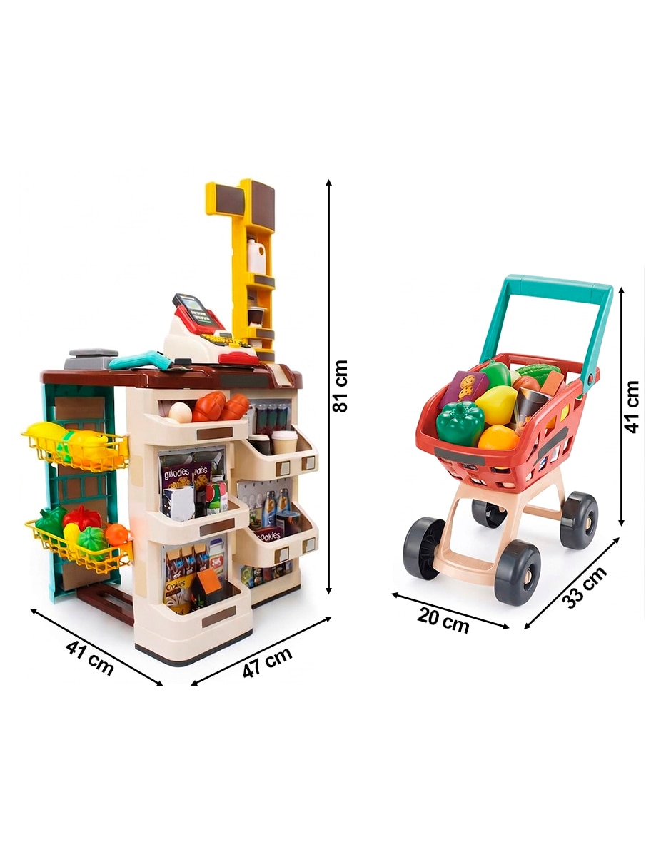 Mini Supermercado De Juguete juego de rol para niños 2