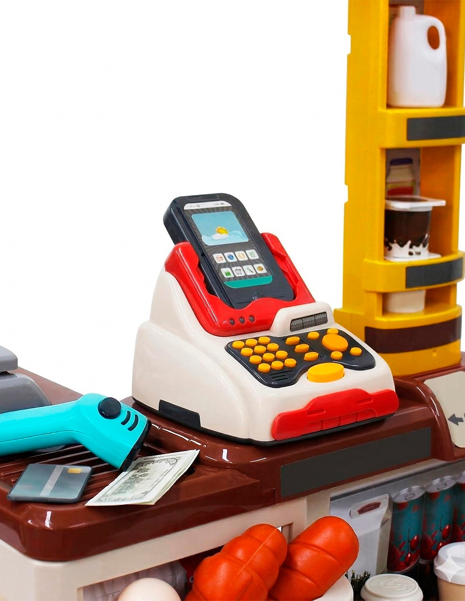 Mini Supermercado De Juguete juego de rol para niños 4
