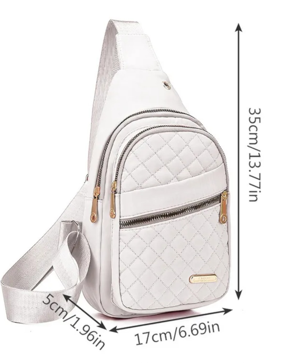 Mochila bandolera Genérica impermeable para mujer