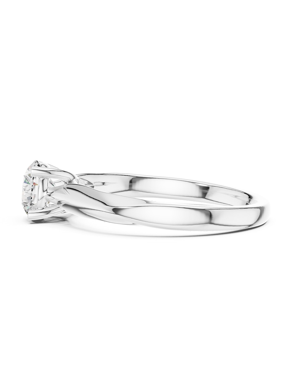 Anillo de compromiso de oro 9 K 4