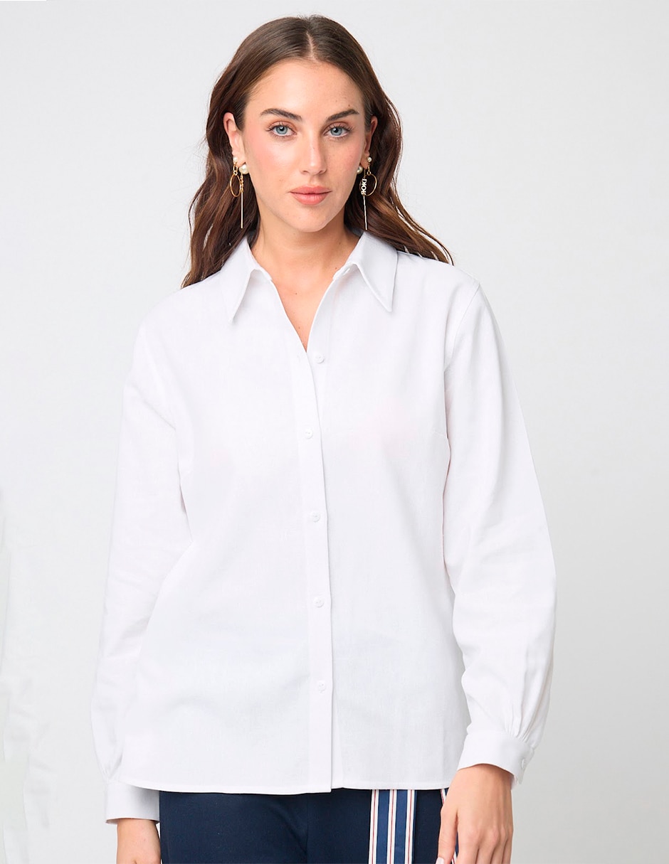 Blusa manga larga para mujer