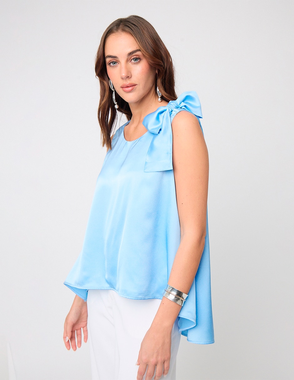 Blusa de tirantes Linea Pura para mujer