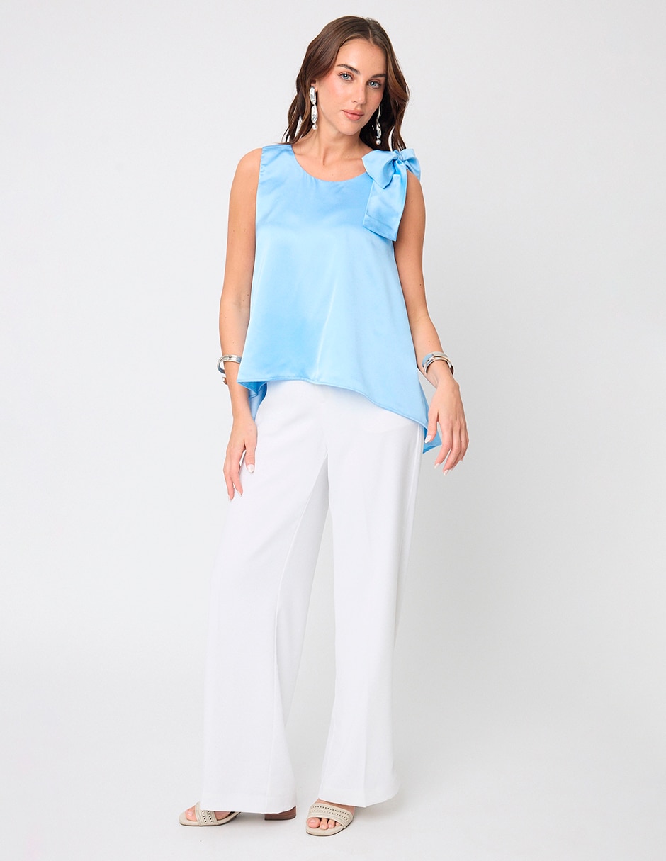 Blusa de tirantes Linea Pura para mujer
