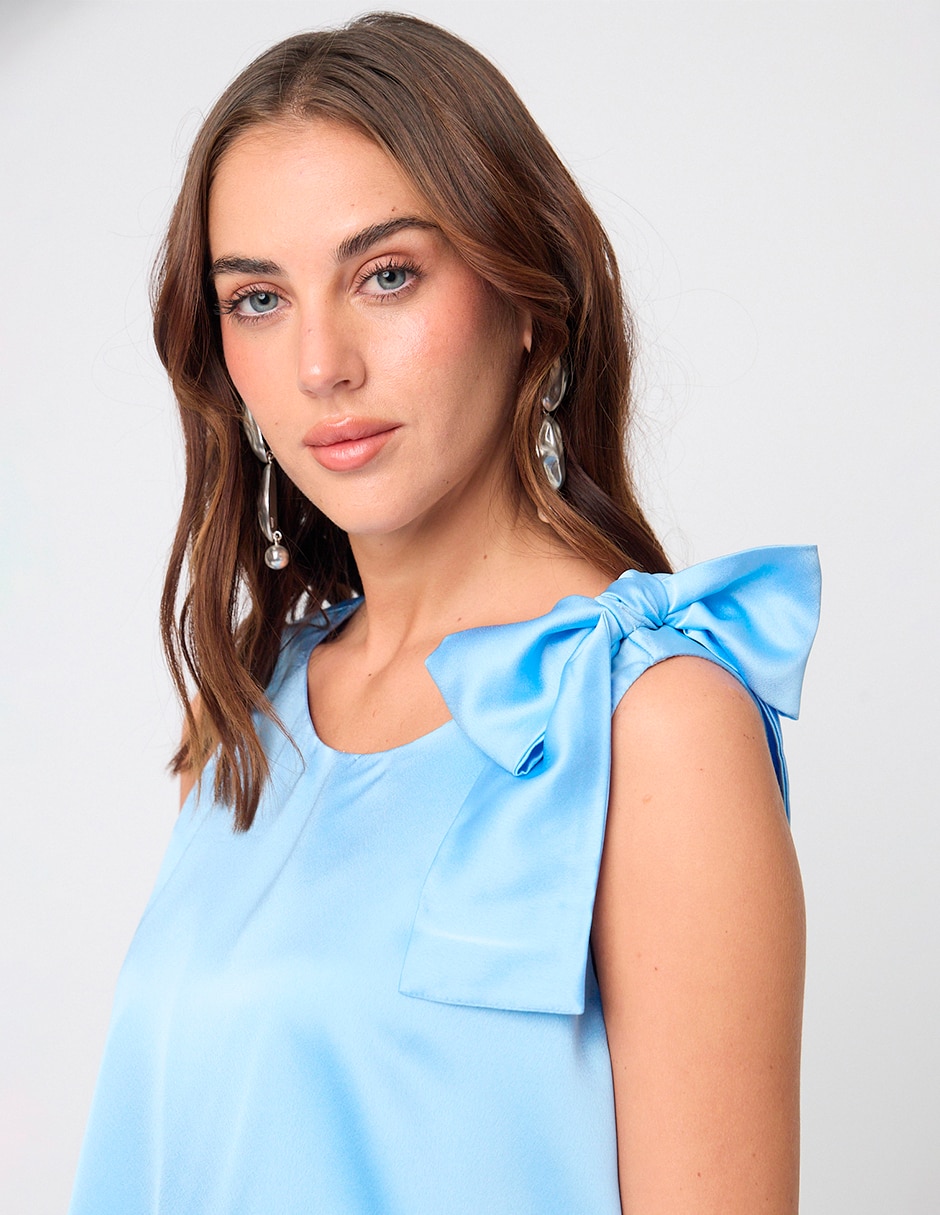 Blusa de tirantes Linea Pura para mujer
