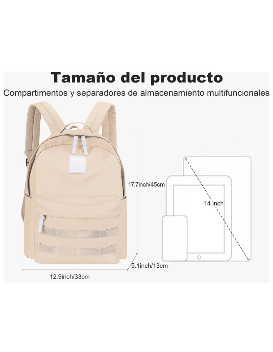 Mochila con portalaptop impermeable unisex 2
