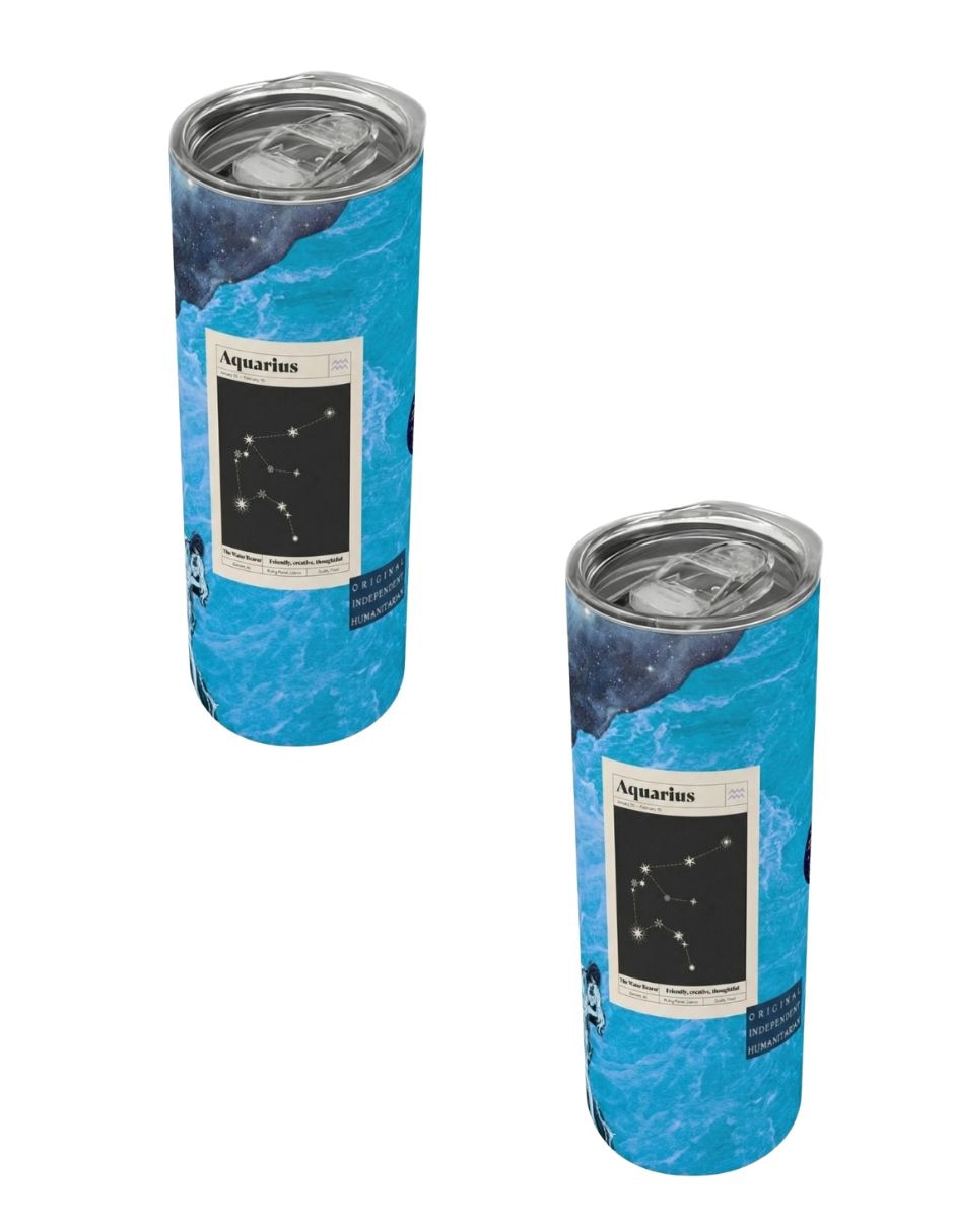 Set termo de acero inoxidable con tapa a presión
