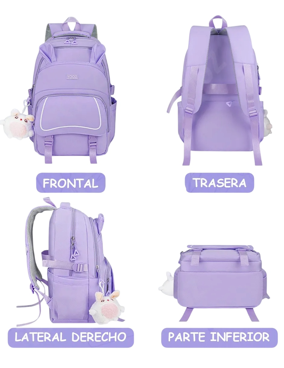 Set mochila/Mochila Con portalaptop No aplica GENÉRICA No aplica Sí para Niña