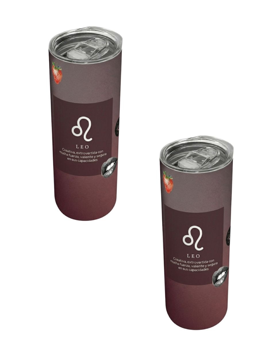 Set termo de acero inoxidable con tapa a presión 590 ml Set termo de acero inoxidable con tapa a presión 590 ml