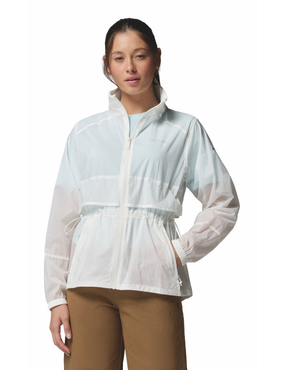 Chamarra casual columbia impermeable para mujer