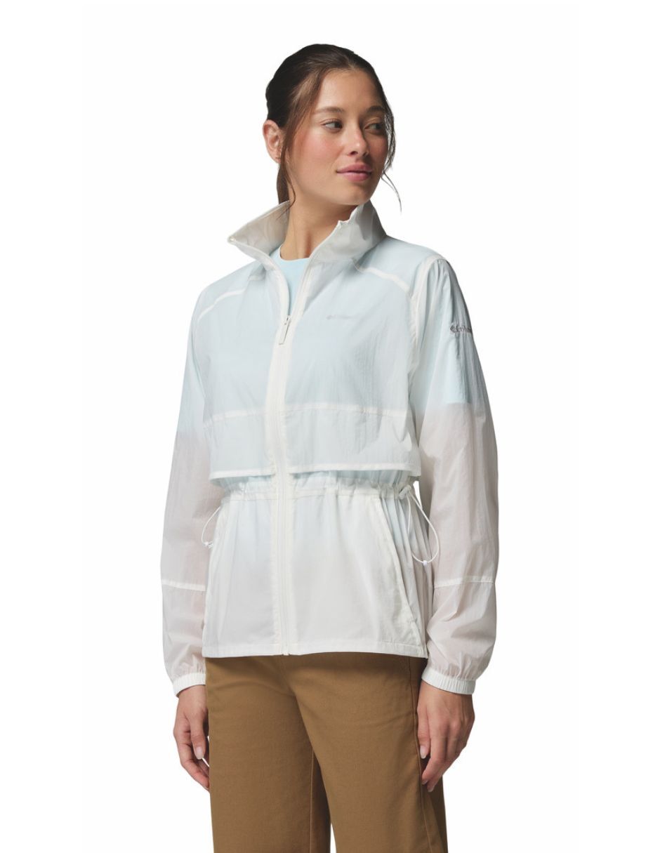 Chamarra casual columbia impermeable para mujer