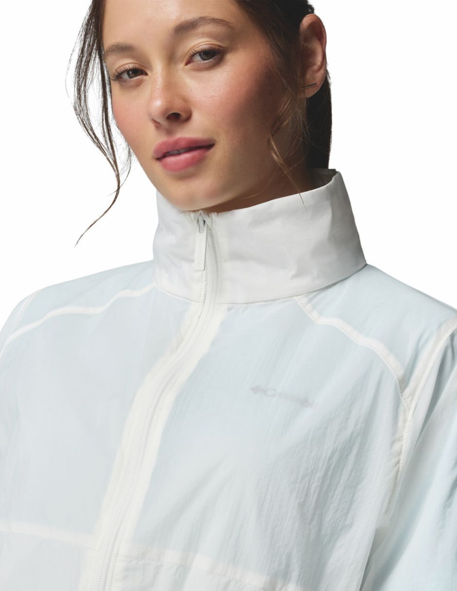 Chamarra casual columbia impermeable para mujer