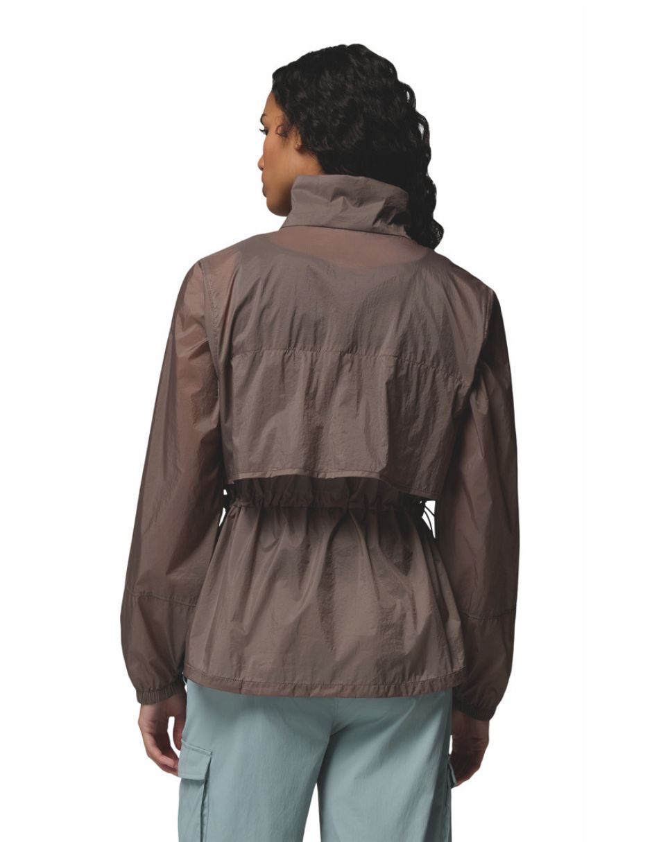 Chamarra casual columbia impermeable para mujer