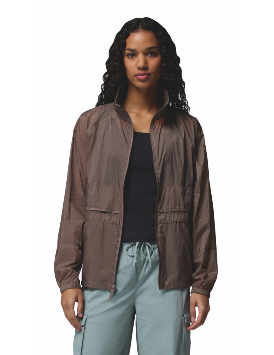 Chamarra casual columbia impermeable para mujer