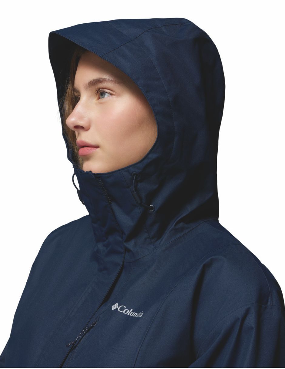 Chamarra impermeable para senderismo Ss26 para mujer 8