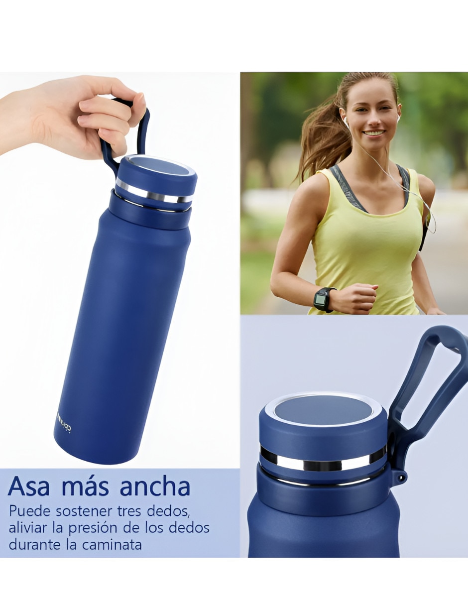 Termo de acero inoxidable con tapa rosca 3
