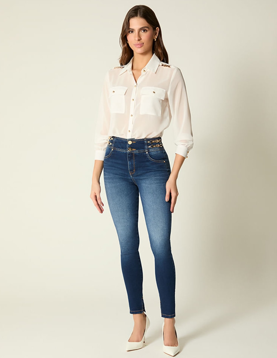Jeans ultra slim Studio F Estocolmo para mujer