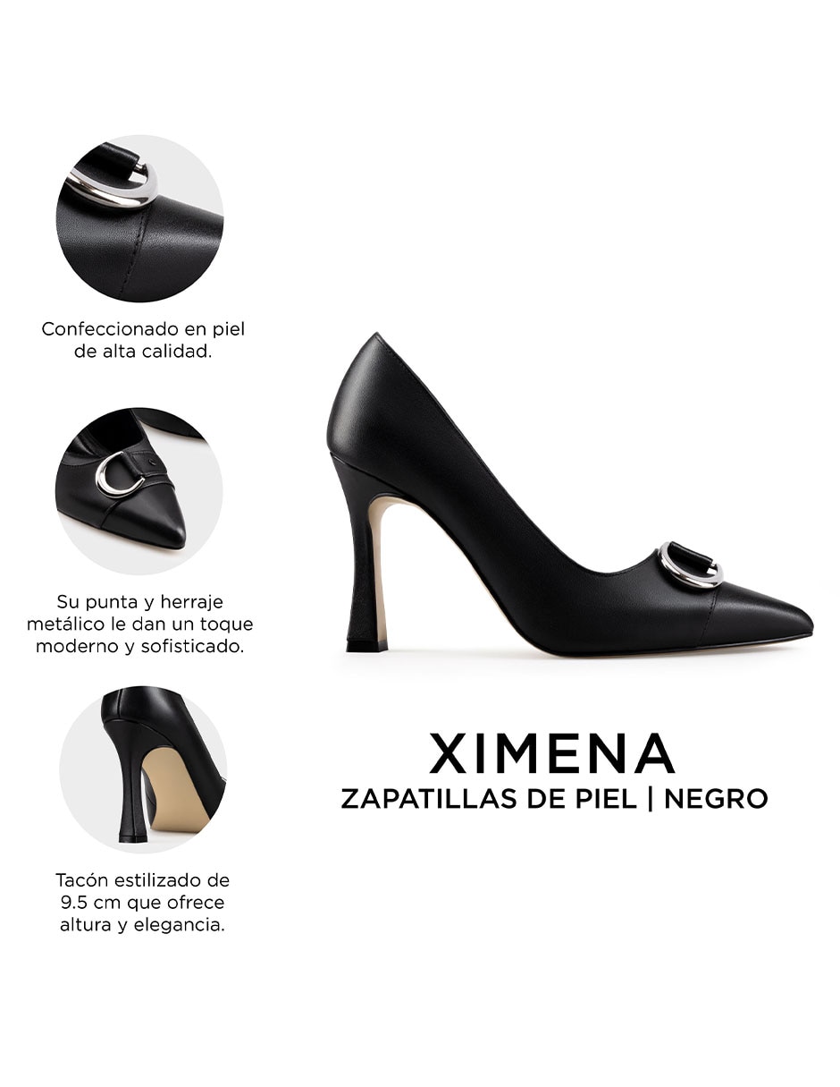 Zapatilla de piel Davenia