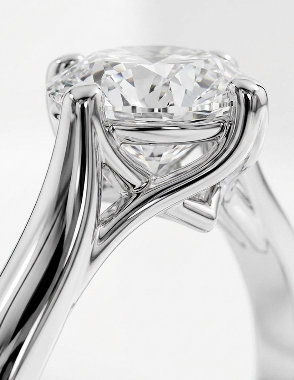 Anillo de compromiso de oro 9 k ! Zirconia cúbica 7