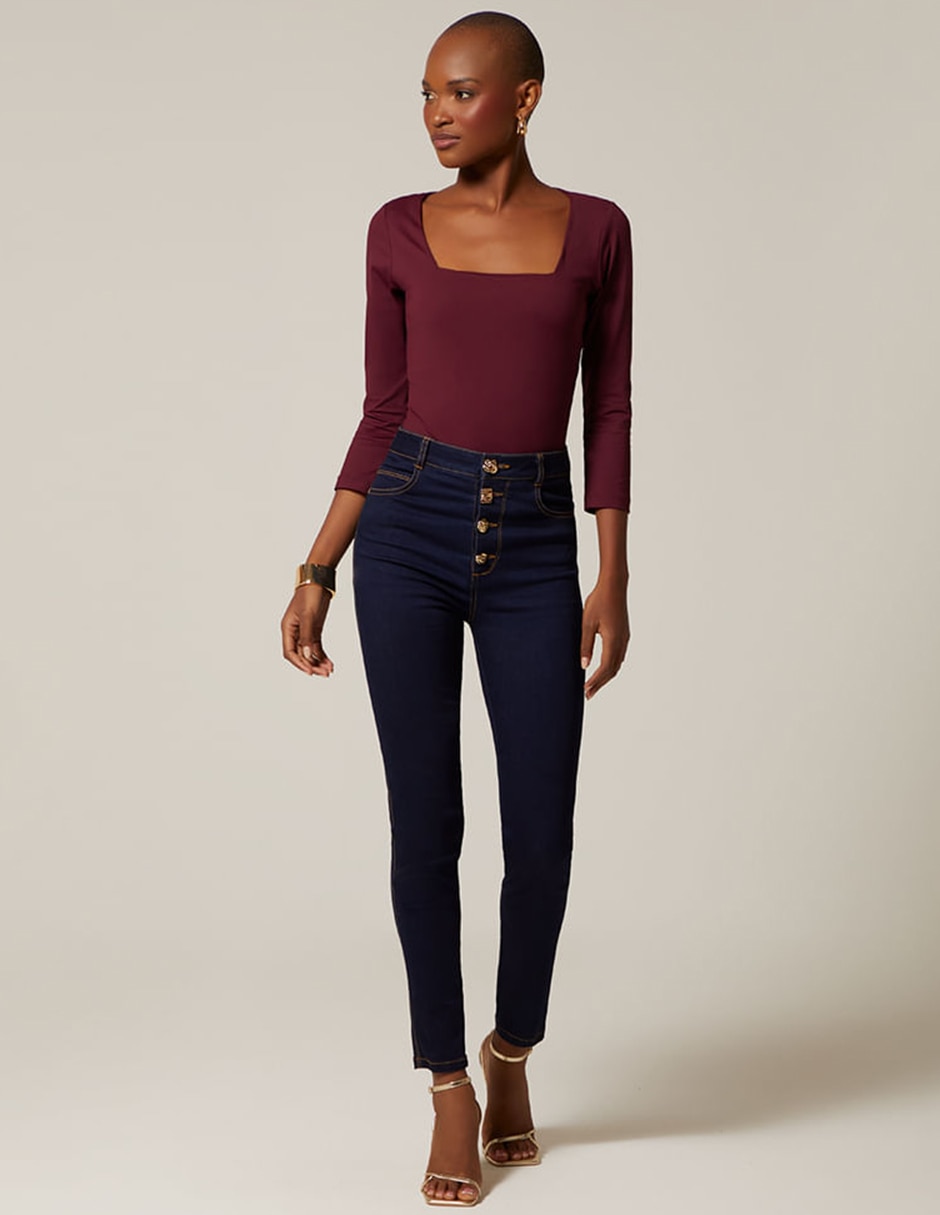 Jeans ultra slim Studio F para mujer