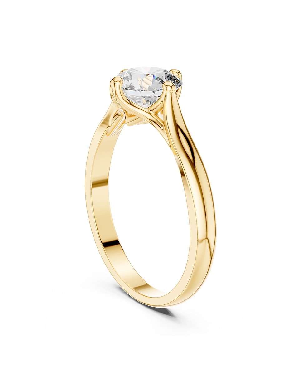 Anillo de compromiso de oro 9 k Amore Mio Amore Mio! Zirconia cúbica
