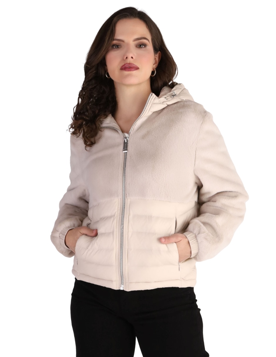 Chamarra casual guess impermeable para mujer