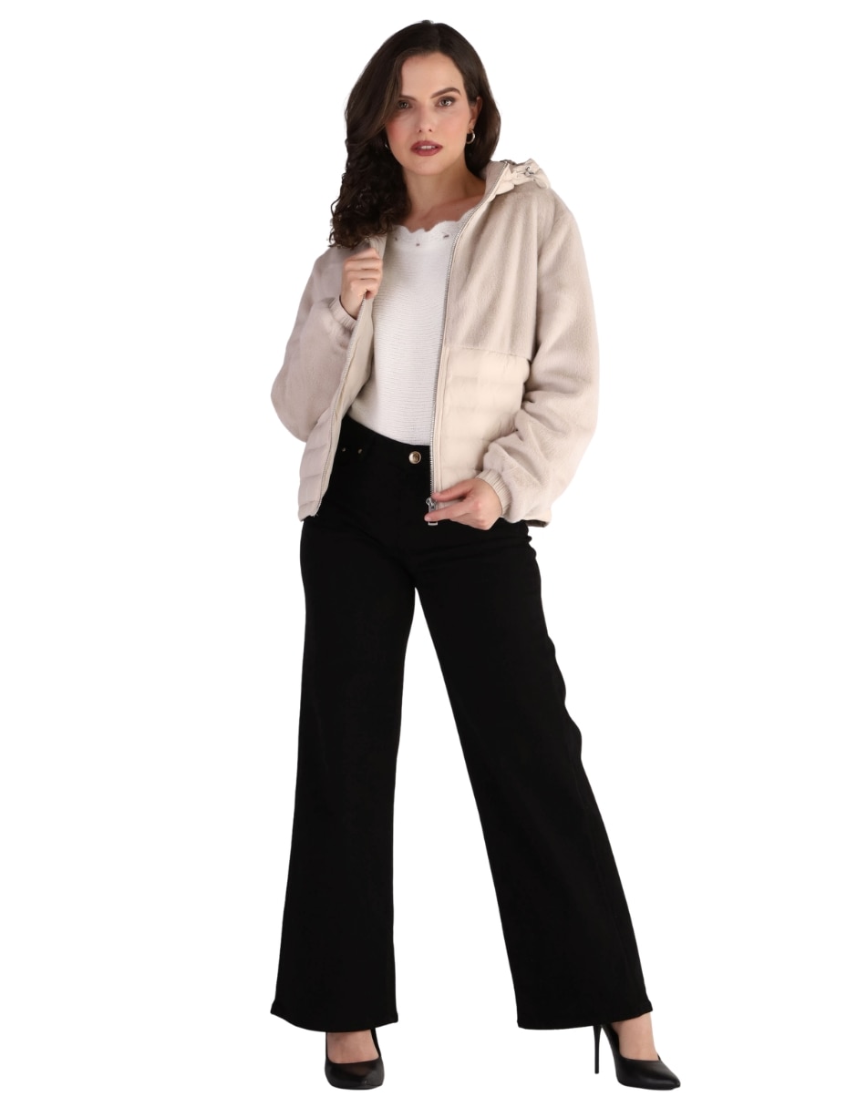 Chamarra casual guess impermeable para mujer