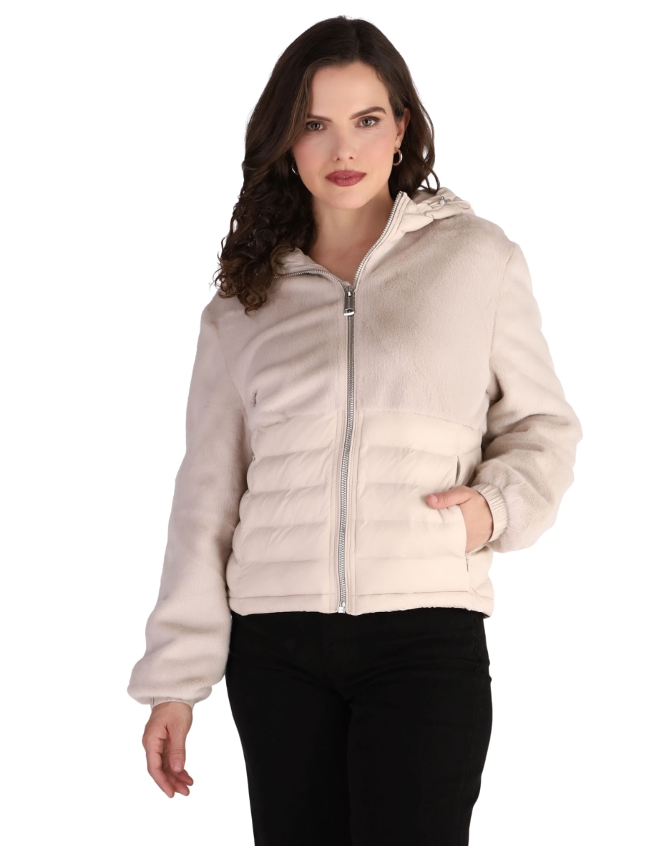 Chamarra casual impermeable para mujer