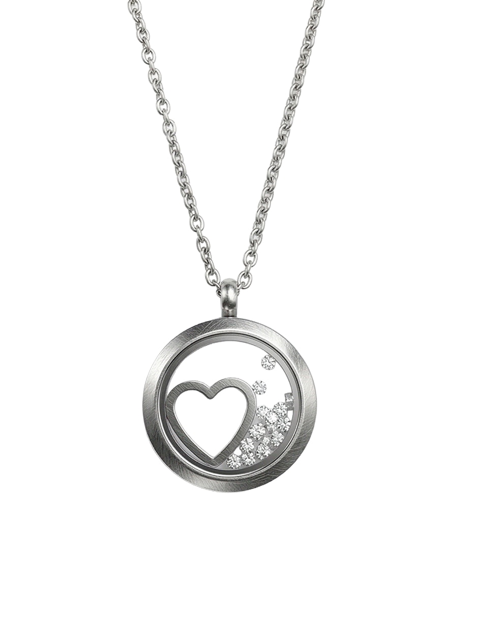 De corazón ame jewelry glam pop fantasy de acero inoxidable