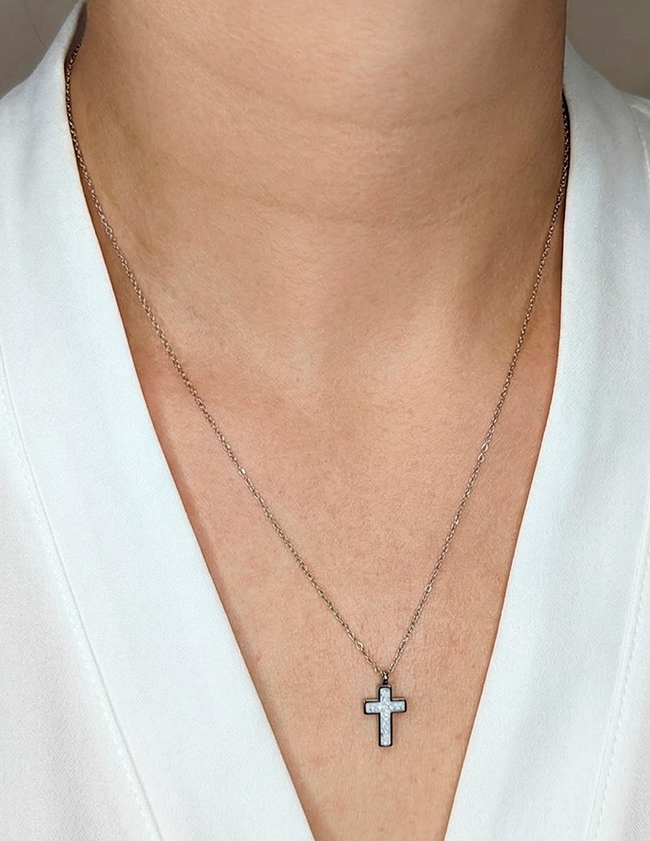 De cruz ame jewelry glam pop fantasy de acero inoxidable