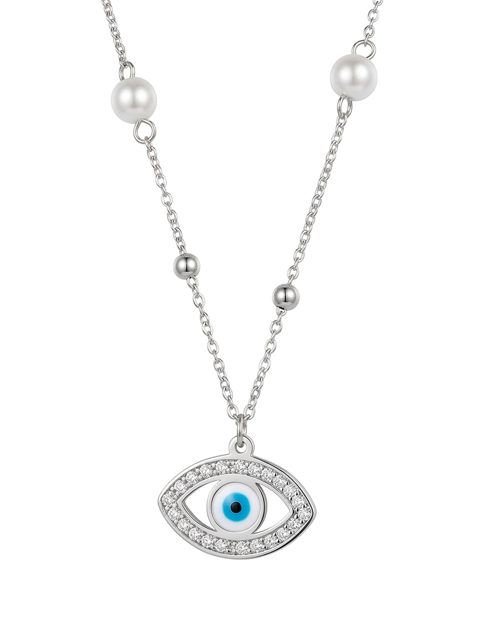 Collar con dije de ojo turco Ame Jewelry Glam pop fantasy