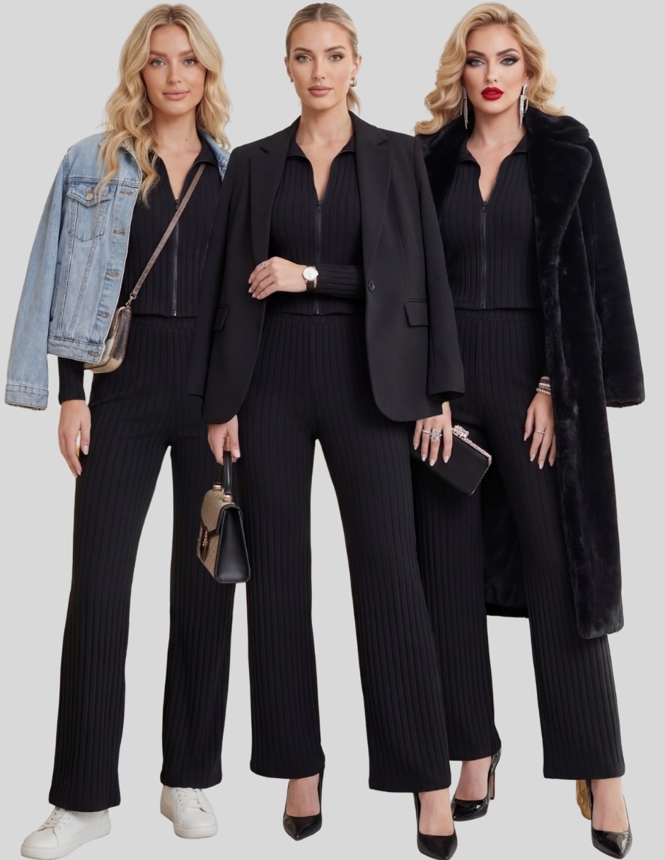 Conjunto pants casual conjuntos de mujer para mujer 4
