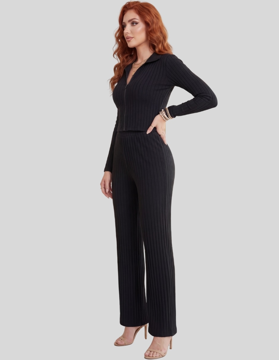 Conjunto pants casual conjuntos de mujer para mujer 5