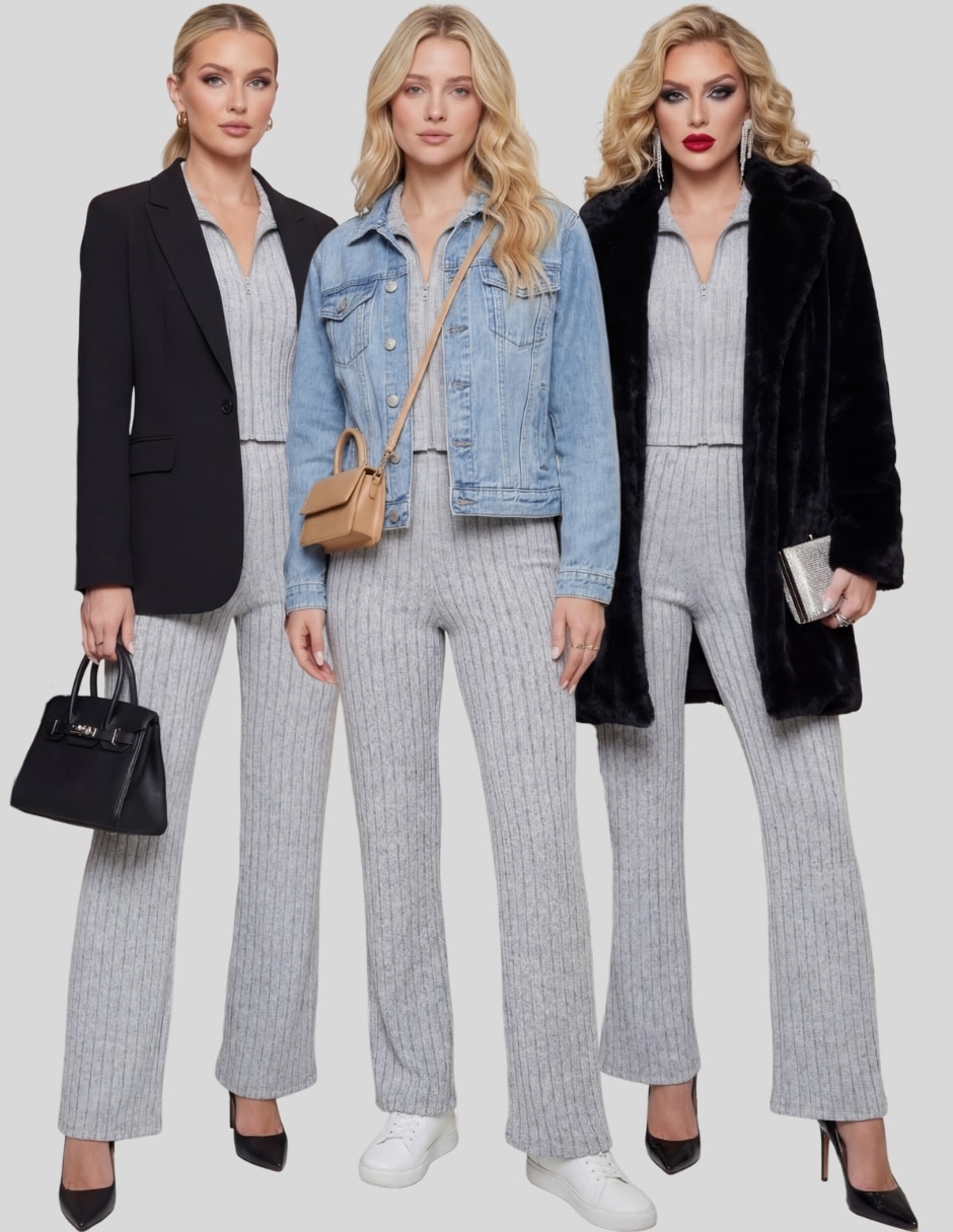 Conjunto pants casual malabis conjuntos de mujer para mujer