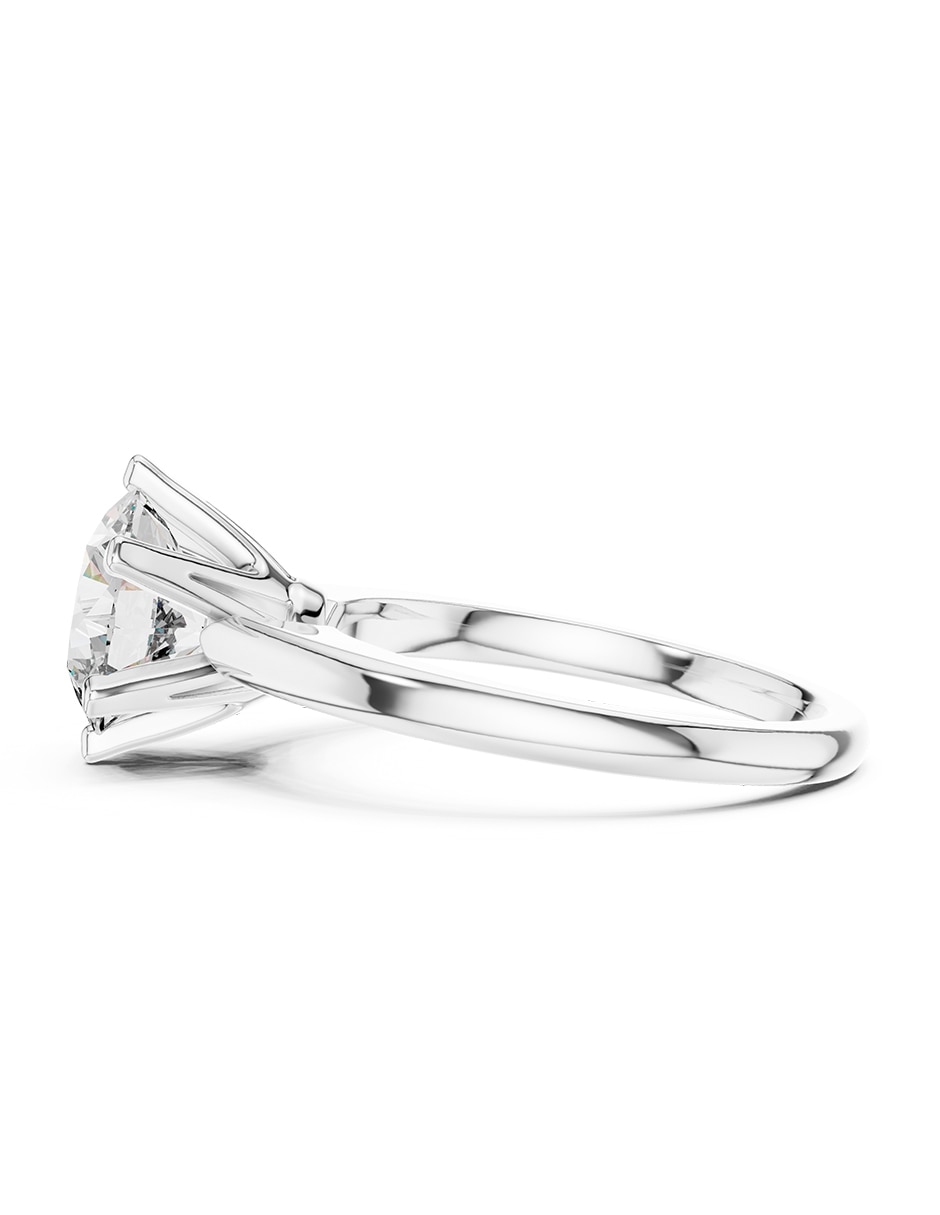 Anillo de compromiso de oro 18 k zirconia cúbica 2
