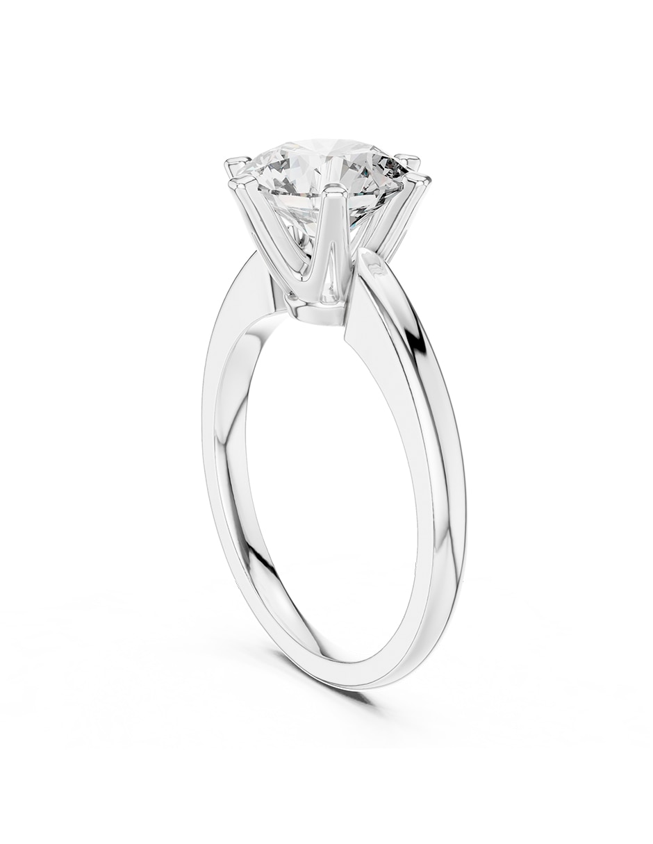 Anillo de compromiso de oro 9 K 3
