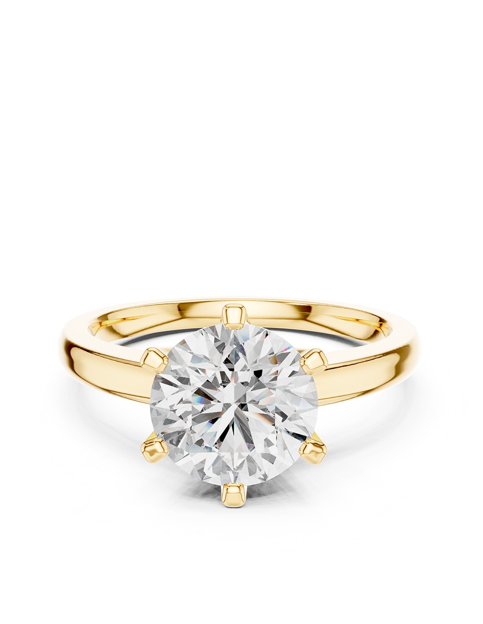 Anillo de compromiso de oro 18 K