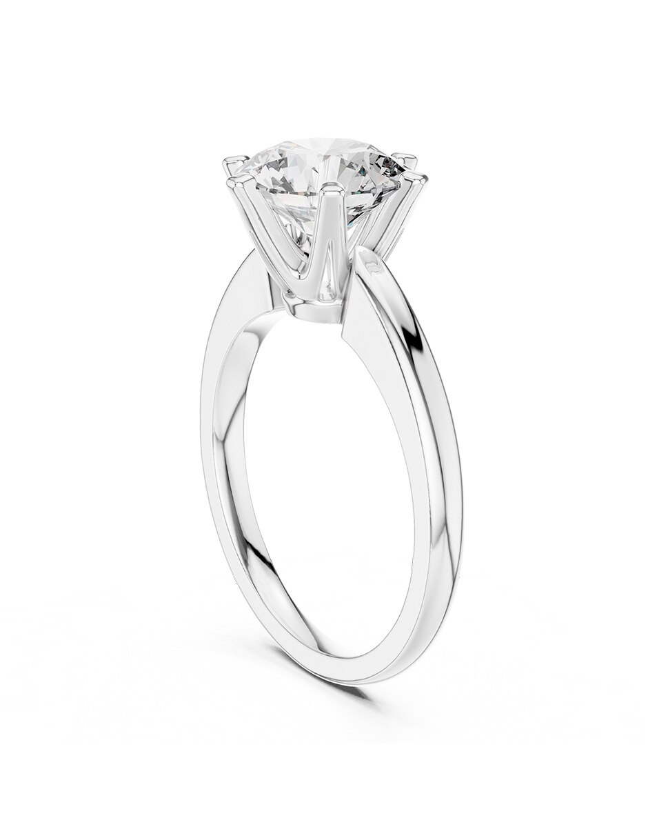Anillo de compromiso de oro 9 K 3