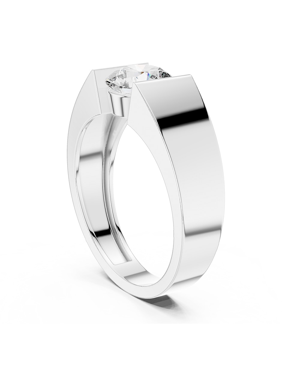 Anillo de compromiso de oro 18 K 3