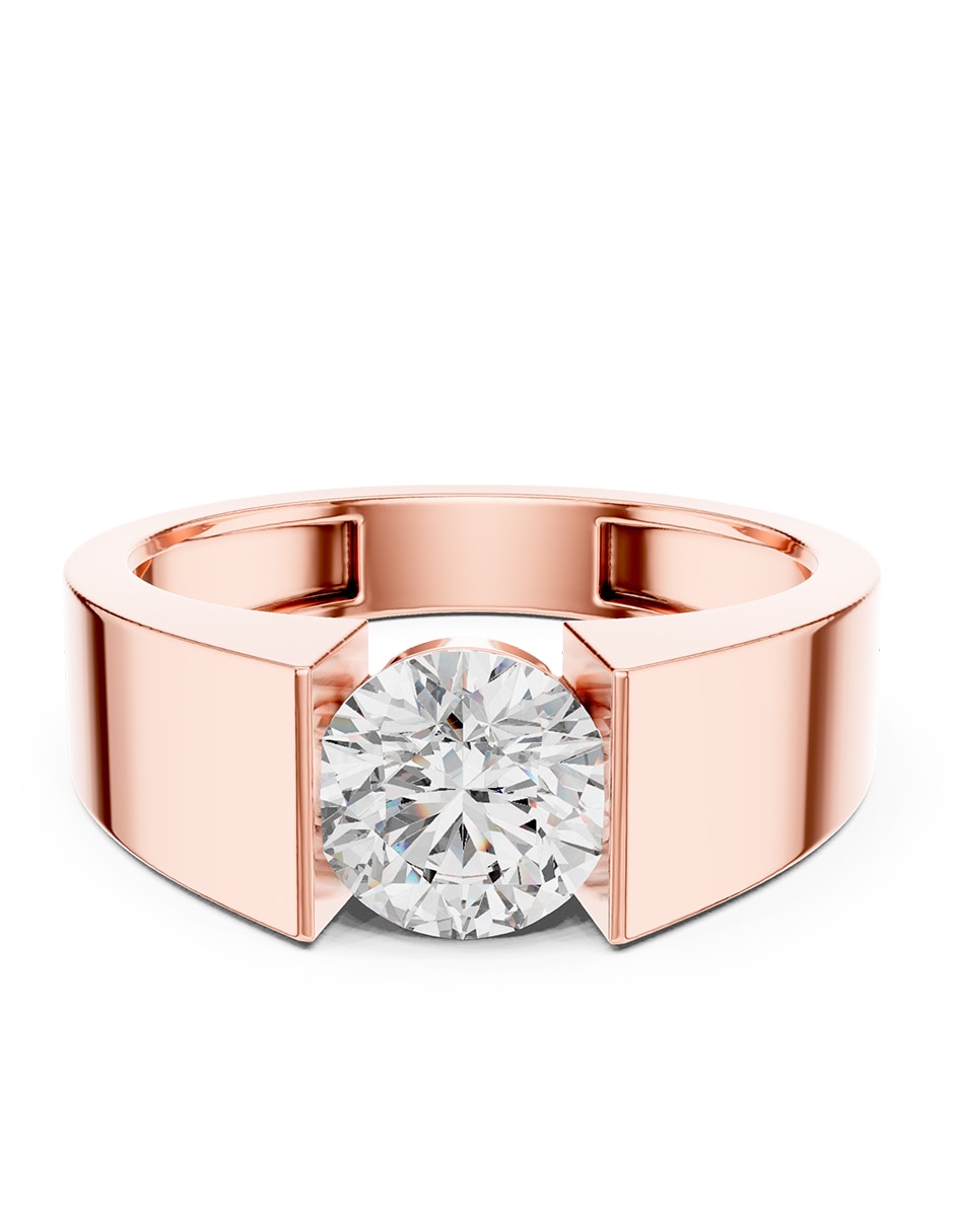 Anillo de compromiso de oro 9 K 1