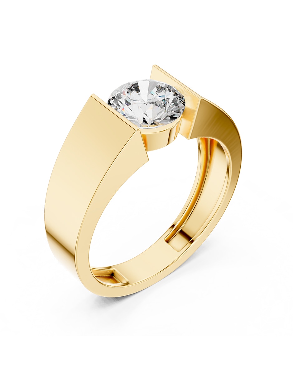 Anillo de compromiso de oro 9 K Amore Mio